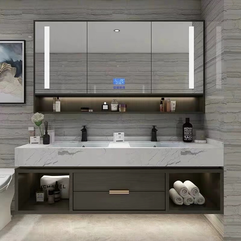 Stainless Steel Bathroom Cabinet V004, Stainless Vanity Bathroom Cabinet